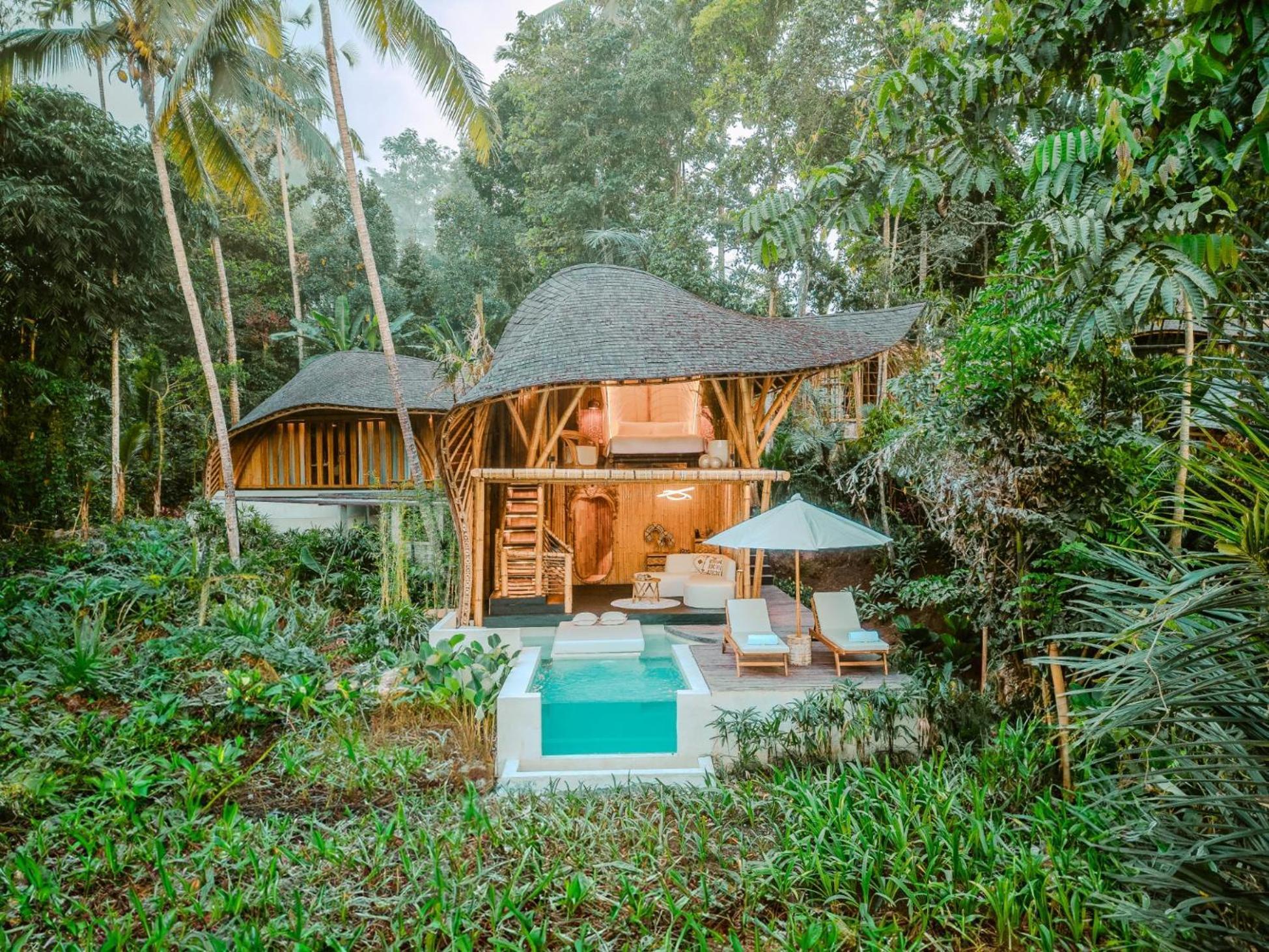 Bambootel Sawah View Ubud Exterior foto