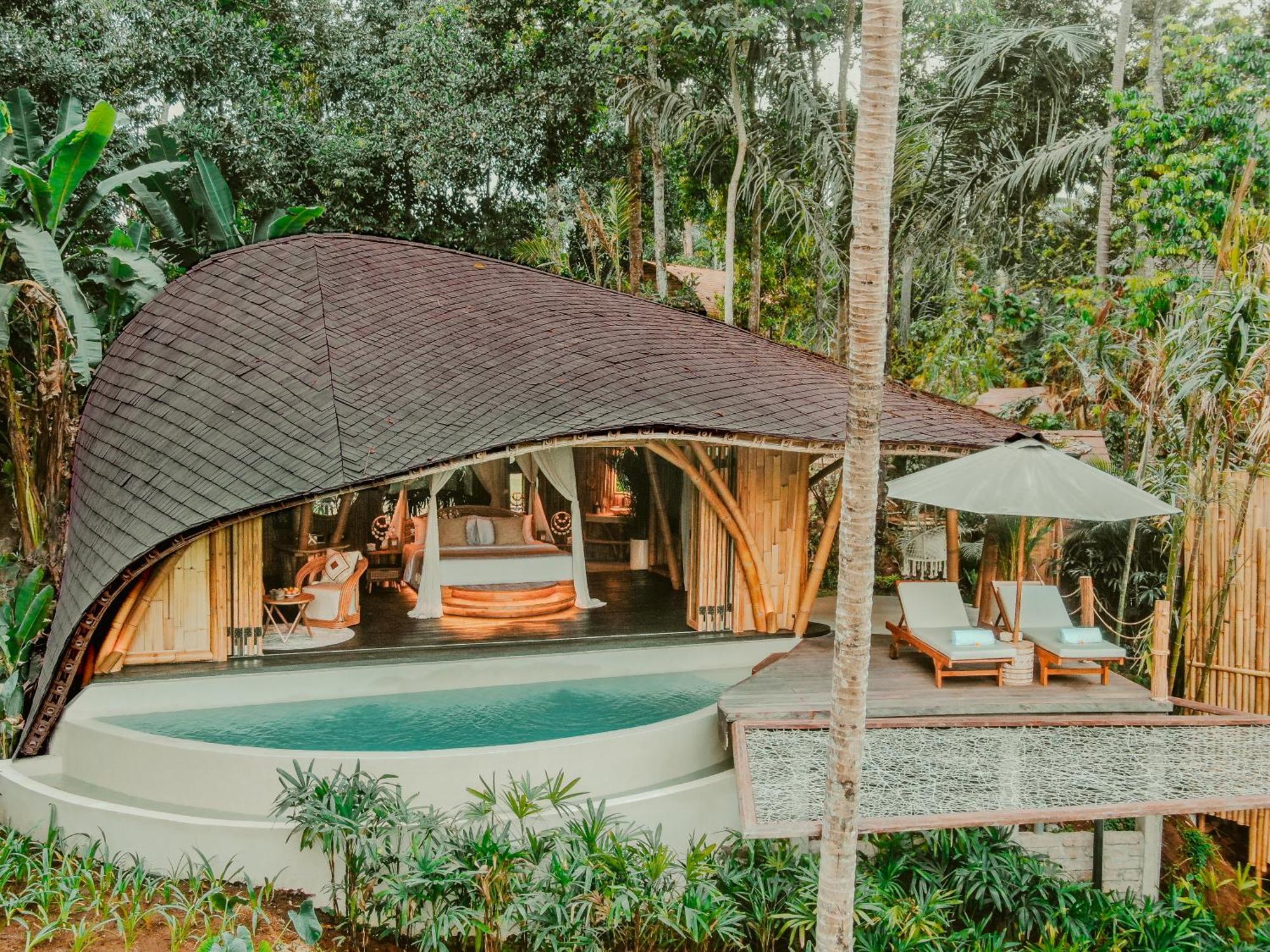 Bambootel Sawah View Ubud Exterior foto