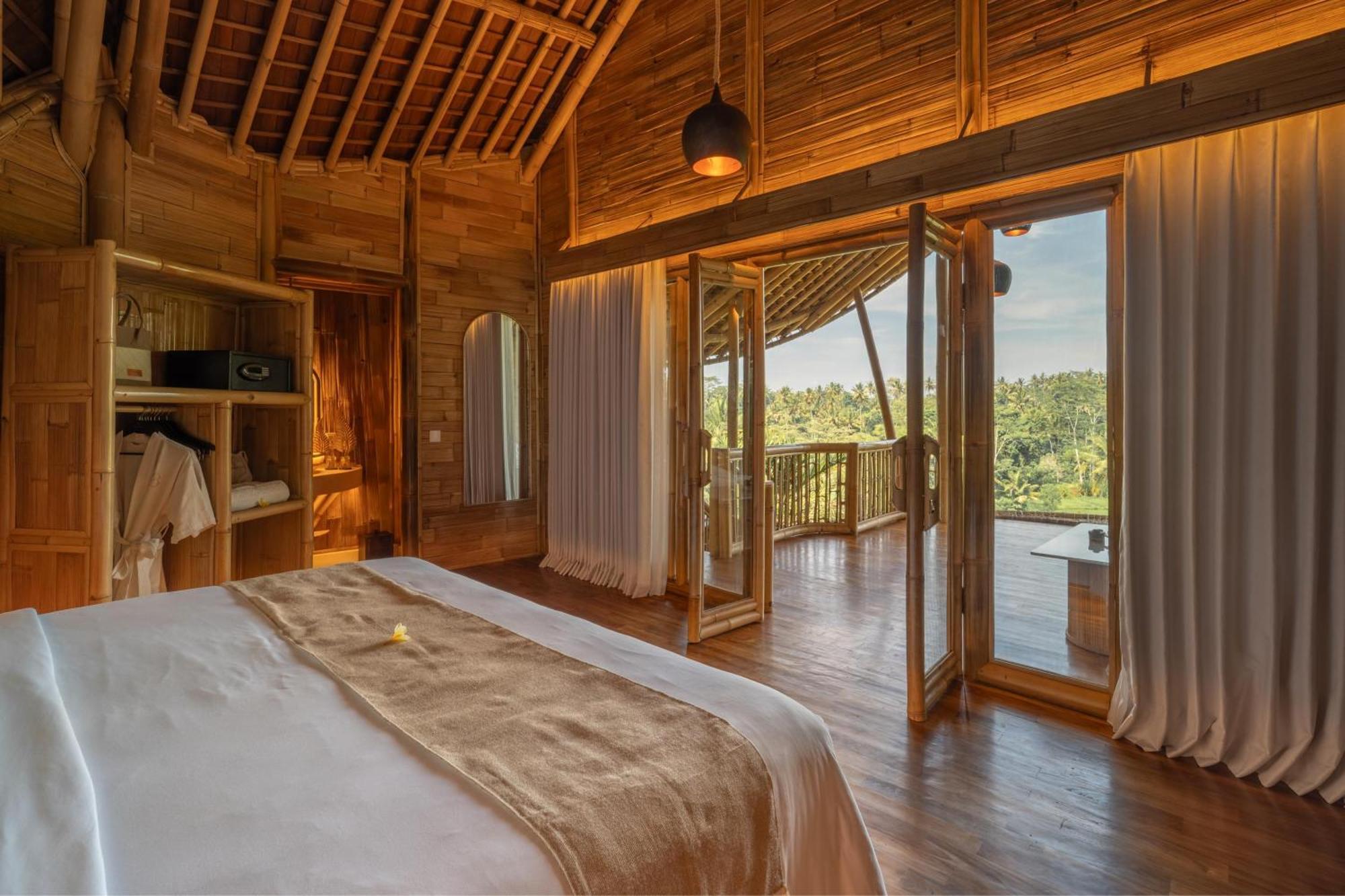 Bambootel Sawah View Ubud Exterior foto