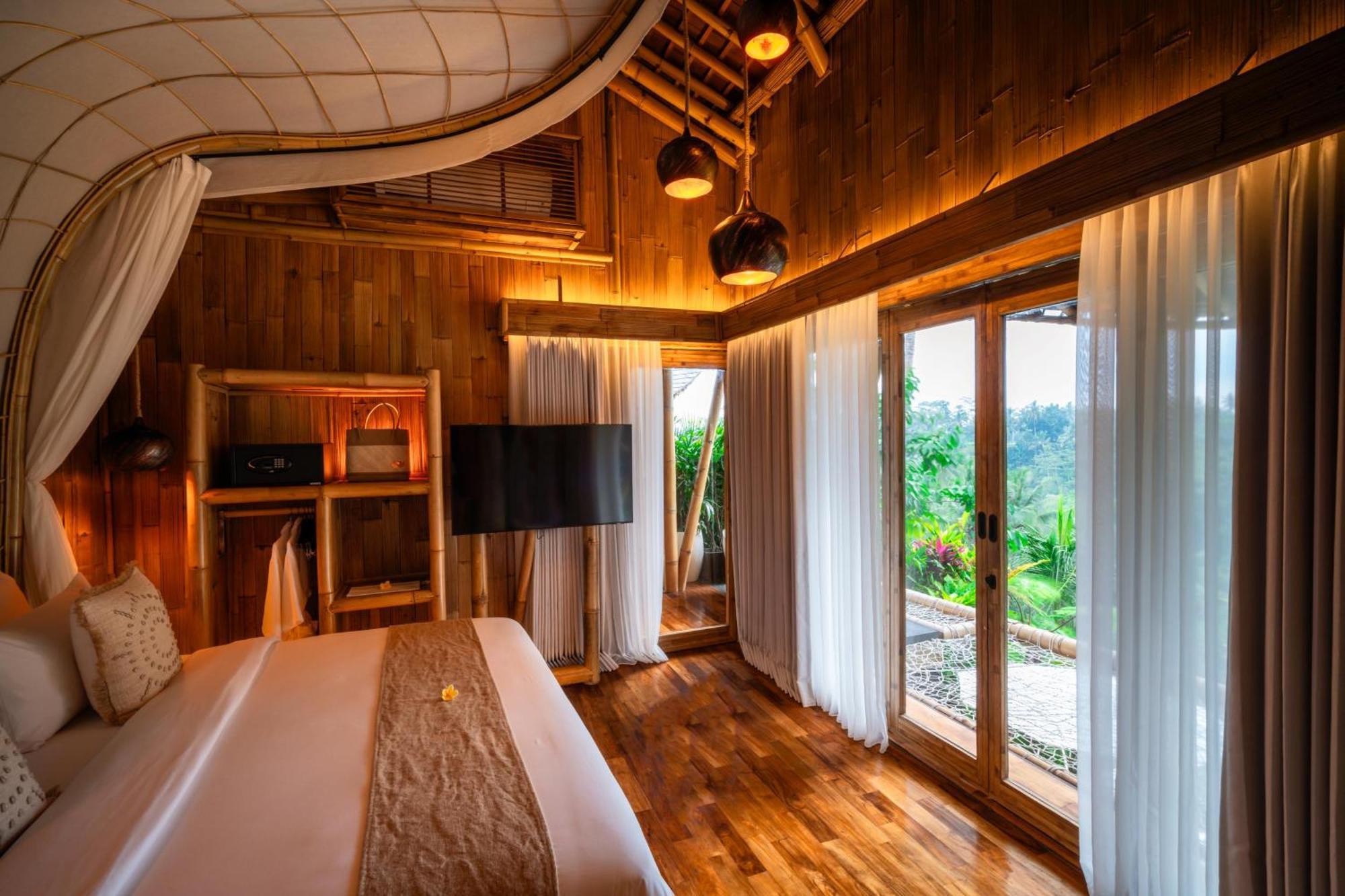 Bambootel Sawah View Ubud Exterior foto
