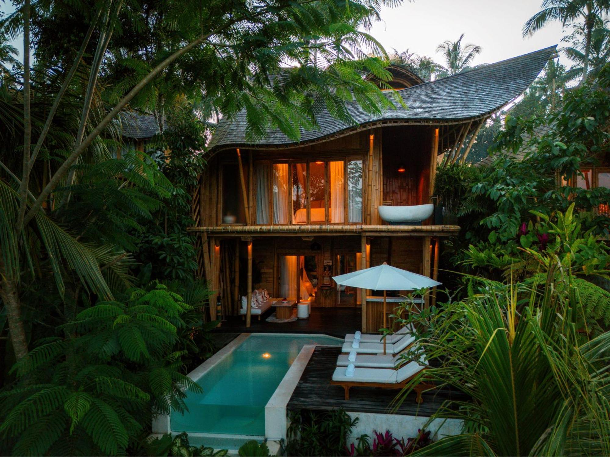Bambootel Sawah View Ubud Exterior foto